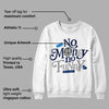 Midnight Navy 3s DopeSkill Sweatshirt No Money No Funny Graphic