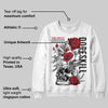 Fire Red “Black Tongue” 5s DopeSkill Sweatshirt Side Hustle Graphic
