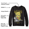 Yellow Snakeskin 11s DopeSkill Sweatshirt Money Talks Graphic