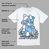 Powder Blue 9s DopeSkill T-Shirt MOMM Bear Graphic
