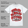 Red Cement 4S DopeSkill T-Shirt Never Forget Loyalty Graphic