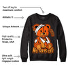 Brilliant Orange 12s DopeSkill Sweatshirt Hurt Bear Graphic