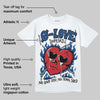 Storm Blue 1s 2025 DopeSkill T-Shirt Crying Heart Graphic