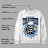 AJ 6 University Blue DopeSkill Sweatshirt Trapped Halloween Graphic