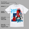 University Blue Toe 1s DopeSkill T-Shirt Drip'n Never Tripp'n Graphic