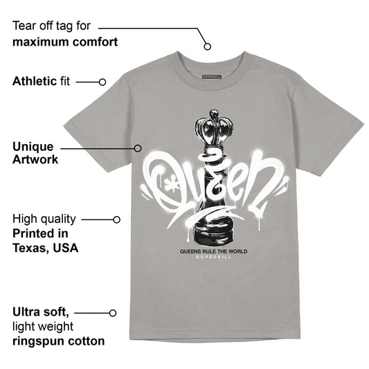 Grey Collection DopeSkill Grey T-shirt Queen Chess Graphic