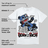Awake NY x Racer Blue 5s DopeSkill T-Shirt Born To Be Rich Graphic
