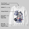 Rare Air Deep Royal Blue 1s DopeSkill Sweatshirt Smile Through The Pain Graphic