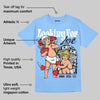 Knu Stack Vintage Satin Dream Blue DopeSkill Blue T-shirt Looking For Love Graphic