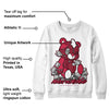 85 Metallic Burgundy 1s DopeSkill Sweatshirt MOMM Bear Graphic