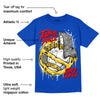 Laney 14s DopeSkill Varsity Royal T-shirt Takin No L's Graphic