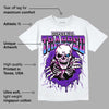 Dunk Purple Championship Court White DopeSkill T-Shirt Trapped Halloween Graphic