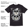 Black Cement 1s Low OG DopeSkill T-Shirt New Double Bear Graphic