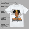 Elephant Print 1s High OG DopeSkill T-Shirt Black Queen Graphic