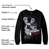 Bred Reimagined 4s DopeSkill Sweatshirt Sneakerhead BEAR Graphic