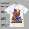 Dunk Low Futura Orange Blaze DopeSkill T-Shirt MOMM Bear Graphic