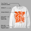 Orange Milk DopeSkill Sweatshirt Drip Too Hard Graphic