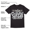 Black Cement 1s Low OG DopeSkill T-Shirt Queen Graphic