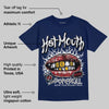 Midnight Navy 1s DopeSkill Navy T-shirt Hot Mouth Graphic