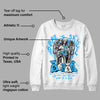 University Blue Toe 1s DopeSkill Sweatshirt Angels Graphic