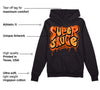 Brilliant Orange 12s DopeSkill Hoodie Sweatshirt Super Sauce Graphic