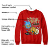 Red Collection DopeSkill Red Sweatshirt Break Through Graphic