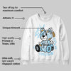 Knu Stack Vintage Satin Dream Blue DopeSkill Sweatshirt Smile Through The Pain Graphic