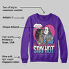 PURPLE Collection DopeSkill Purple Sweatshirt Stay Hot Graphic