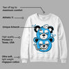 University Blue Toe 1s DopeSkill Sweatshirt New Double Bear Graphic