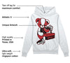 Red Taxi 12s DopeSkill Hoodie Sweatshirt Sneakerhead BEAR Graphic