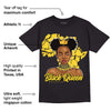 Black Tour Yellow AJ 4 Thunder DopeSkill T-Shirt Black Queen Graphic