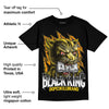 Yellow Ochre 6s DopeSkill T-Shirt Black King Graphic