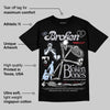 Black Metallic Reimagined 5s DopeSkill T-Shirt Broken Bones Graphic