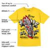 AJ 4 Lightning DopeSkill Tour Yellow T-shirt True Love Will Kill You Graphic