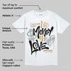 1906R ‘White Gold’ DopeSkill T-Shirt No Money No Love Typo Graphic