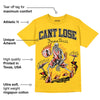 Vivid Sulfur 4s DopeSkill Yellow T-shirt Cant Lose Graphic