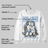 University Blue 5s DopeSkill Sweatshirt Real Lover Graphic