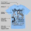 Knu Stack Vintage Satin Dream Blue DopeSkill Blue T-shirt Broken Bones Graphic