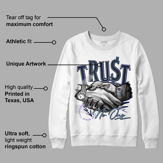 Georgetown 5s DopeSkill Sweatshirt Trust No One Graphic