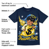 Michigan Dunks DopeSkill Midnight Navy T-Shirt Heaven Sent Graphic