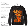 Brilliant Orange 12s DopeSkill Sweatshirt Love Sick Graphic