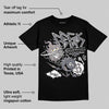 Leather Curb Sneakers White Anthracite DopeSkill T-Shirt Break Through Graphic