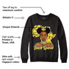 Yellow Snakeskin 11s DopeSkill Sweatshirt Black Queen Graphic