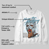 Knu Stack Vintage Satin Dream Blue DopeSkill Sweatshirt Never Stop Hustling Graphic