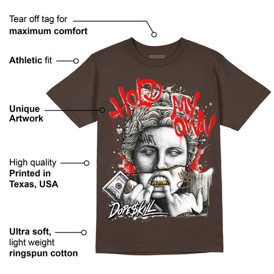 AJ 1 Low OG “Reverse Mocha” DopeSkill Ridgerock T-shirt Hold My Own Graphic