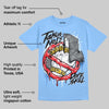 Knu Stack Vintage Satin Dream Blue DopeSkill Blue T-shirt Takin No L's Graphic