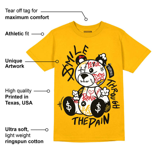 AJ 13 Del Sol DopeSkill Del Sol T-shirt Smile Through The Pain Graphic