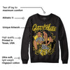 Black Tour Yellow AJ 4 Thunder DopeSkill Sweatshirt Queen Of Hustle Graphic