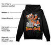 Georgia Peach 3s DopeSkill Hoodie Sweatshirt Born To Be Rich Graphic