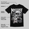 Leather Curb Sneakers White Anthracite DopeSkill T-Shirt Mystery Ghostly Grasp Graphic